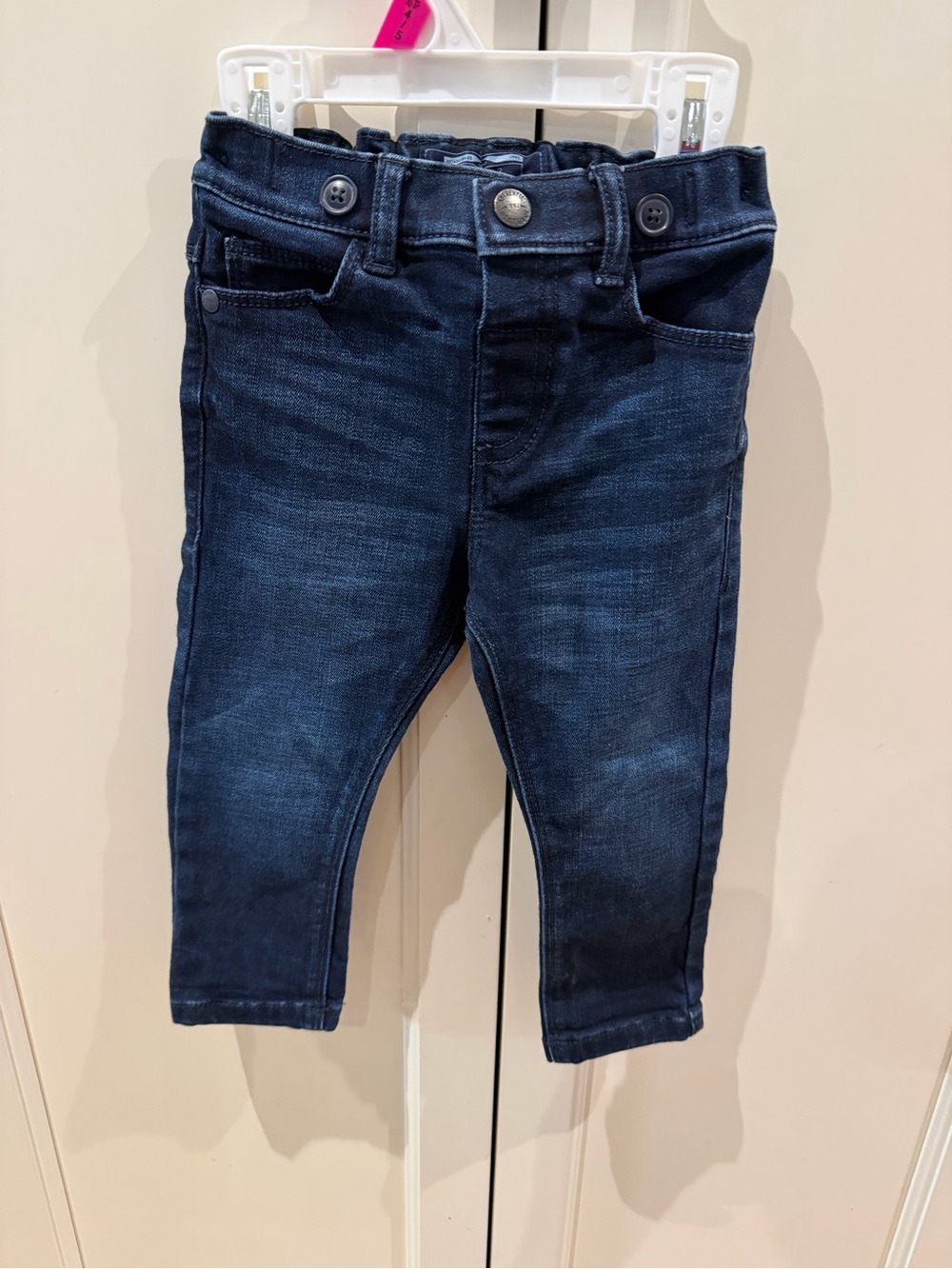 Next 18-24m Toddler Stretch Denim - Navy Blue. Adjustable